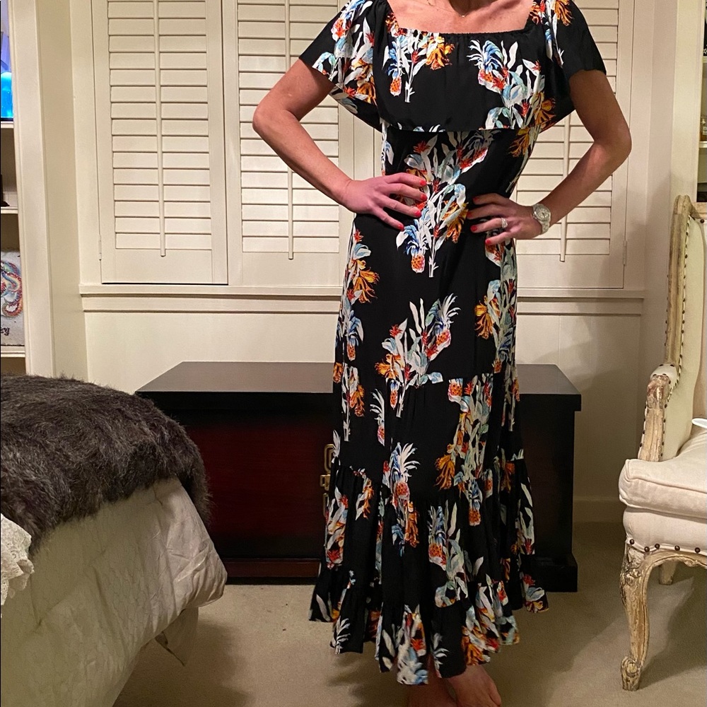 Rebecca Minkoff silk maxi dress